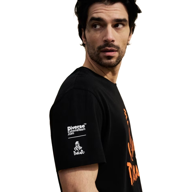 Majica kratkih rukava s Dakar logom 263 crna
