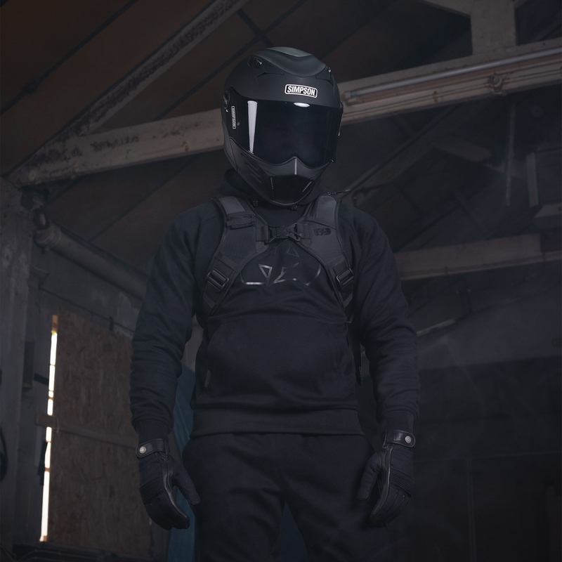 Motociklistička jakna Oxford Armourlite AA Pullon crna