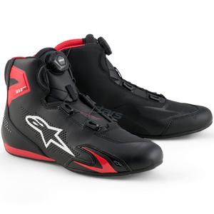 Alpinestars Celer motociklističke čizme crno-crveno-bijele