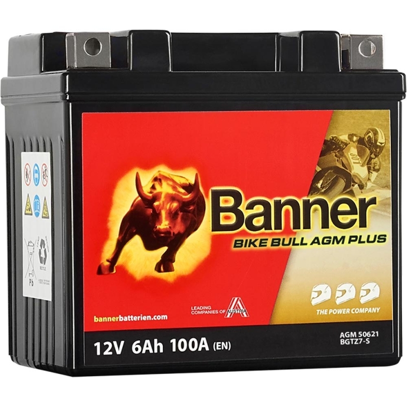 AGM baterija Banner Bike Bull AGM PLUS AGM PLUS 506 21 / BGTZ7-S - GTZ7-S