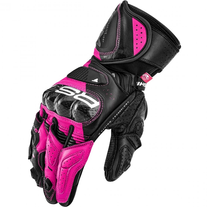 Ženske moto rukavice Shima RS-3 roze