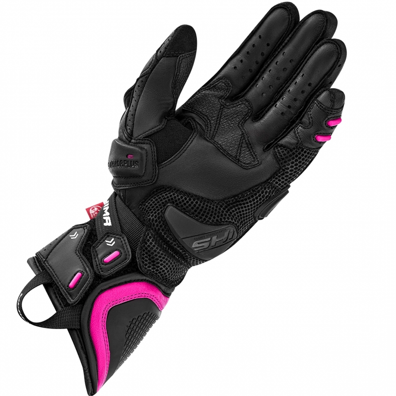 Ženske moto rukavice Shima RS-3 roze