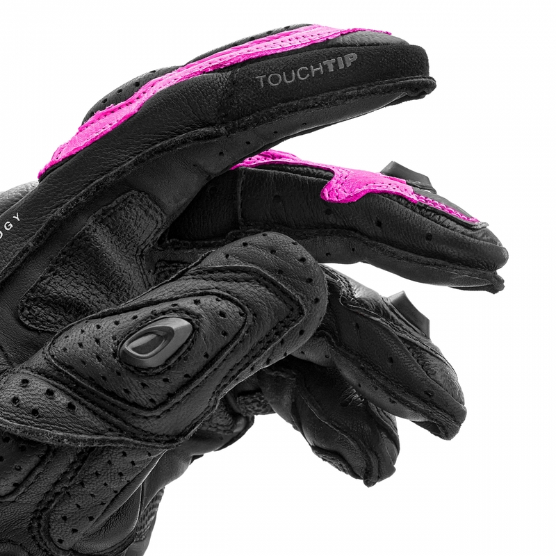 Ženske moto rukavice Shima RS-3 roze