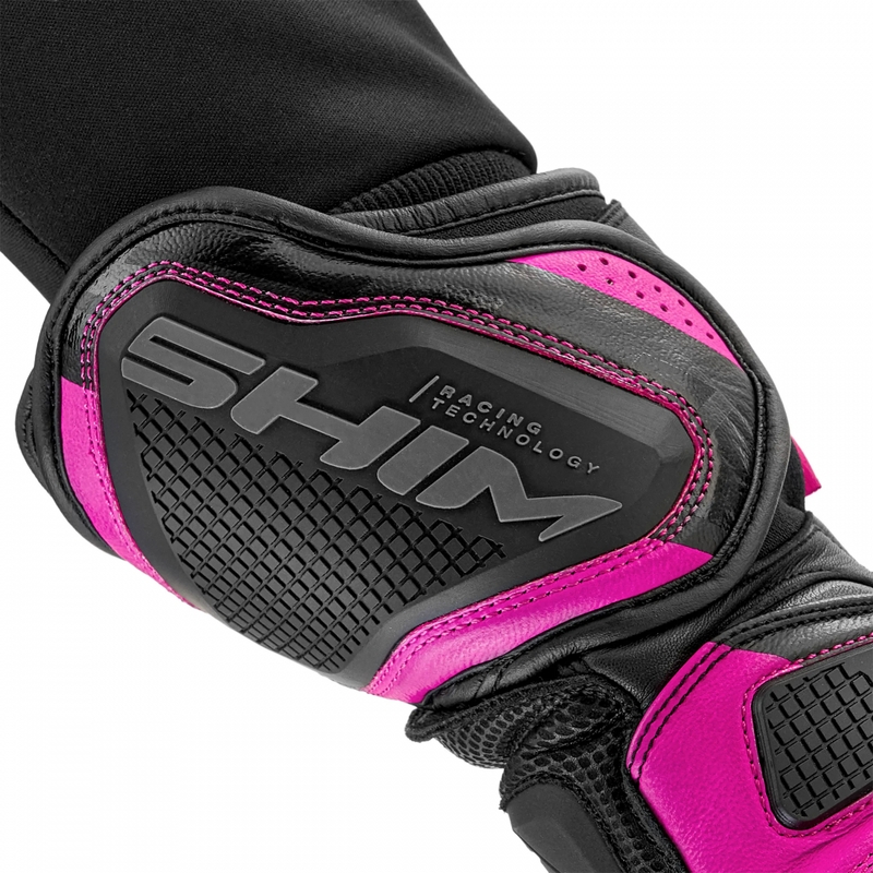 Ženske moto rukavice Shima RS-3 roze