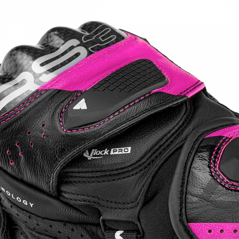 Ženske moto rukavice Shima RS-3 roze