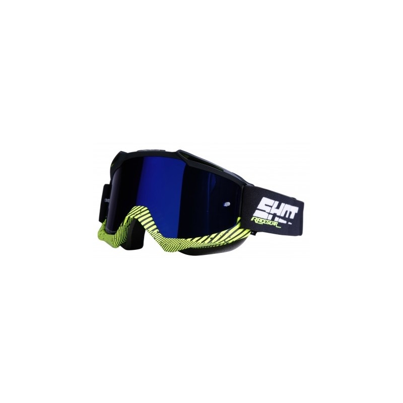 Motocross naočale Shot Iris Zone crno-fluo žute