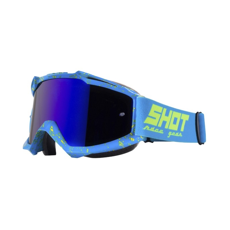 Motocross naočale Shot Iris Scratch Blue-Fluo Yellow rasprodaja