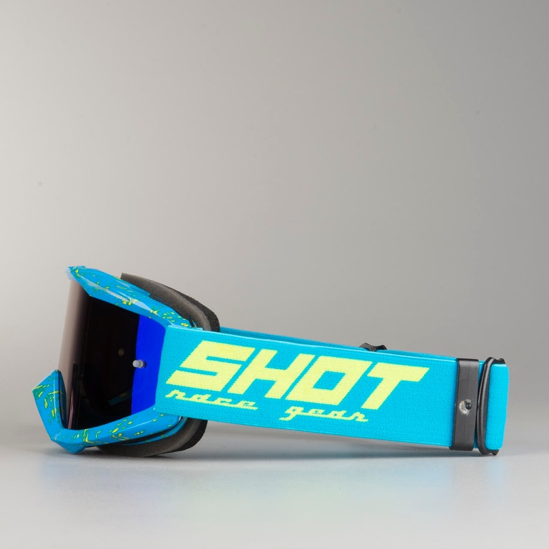 Motocross naočale Shot Iris Scratch Blue-Fluo Yellow rasprodaja