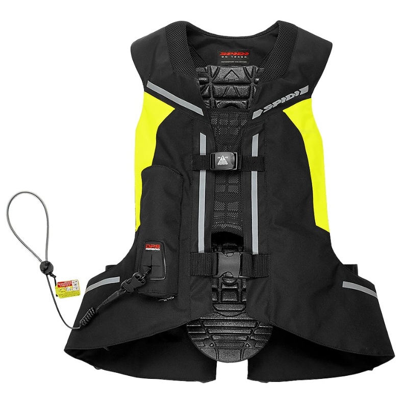 Prsluk sa zračnim jastukom SPIDI Air DPS CE crno-fluo žuti