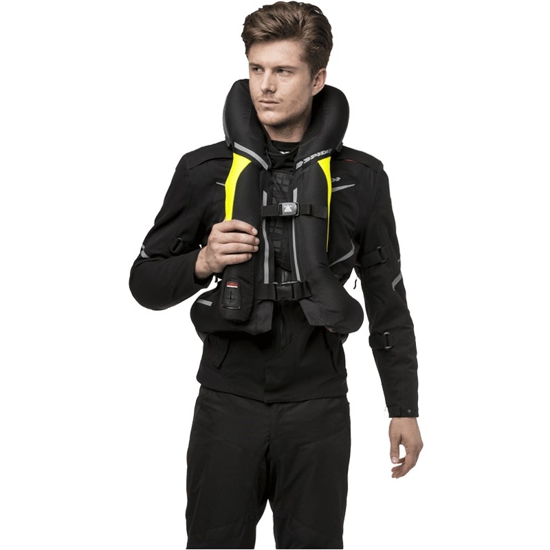 Prsluk sa zračnim jastukom SPIDI Air DPS CE crno-fluo žuti