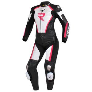 Ženski kombinezon Street Racer Kiara crno-bijelo-fluo roza rasprodaja
