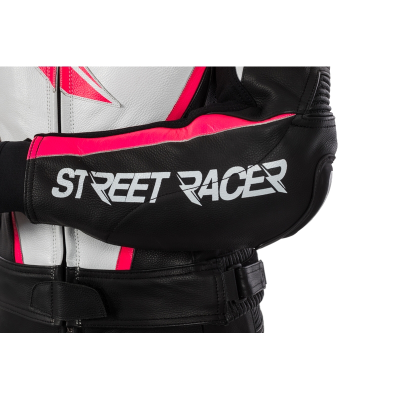 Ženski kombinezon Street Racer Kiara crno-bijelo-fluo roza rasprodaja
