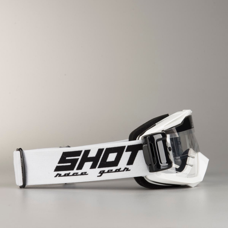 Motocross naočale Shot Assault Roll-Off bijele