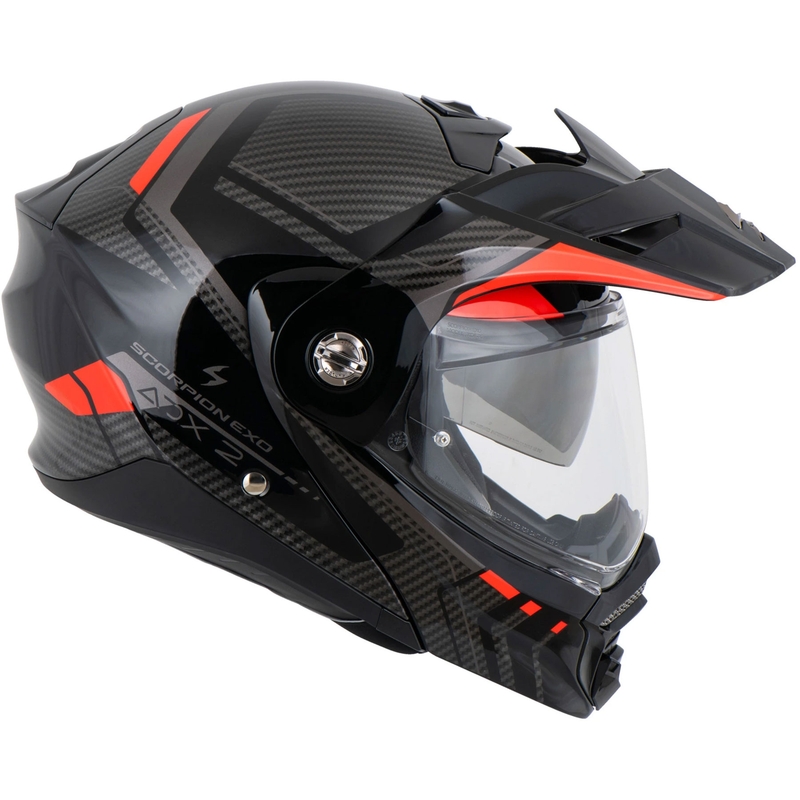 Scorpion ADX-2 LEWIS preklopna motociklistička kaciga crno-crvena