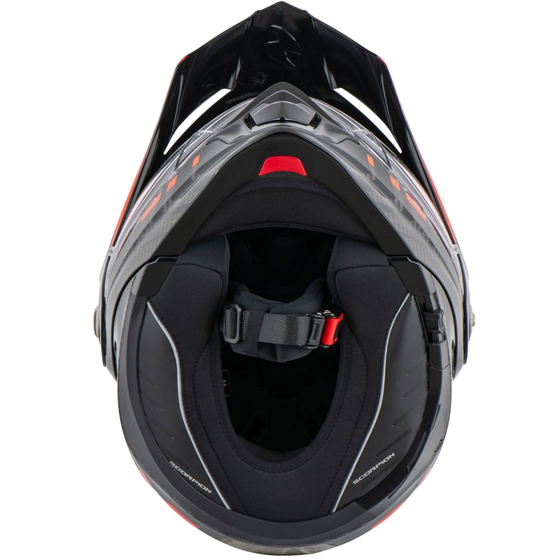 Scorpion ADX-2 LEWIS preklopna motociklistička kaciga crno-crvena