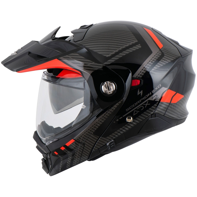 Scorpion ADX-2 LEWIS preklopna motociklistička kaciga crno-crvena