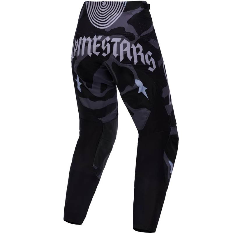 Alpinestars Techstar limited edition Beast Coast motocross hlače sivo-crno-narančaste