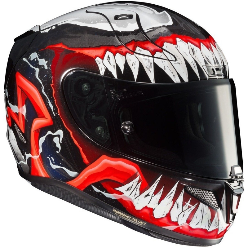 HJC RPHA 11 Venom II MC1 crno-bijelo-crvena integralna motociklistička kaciga