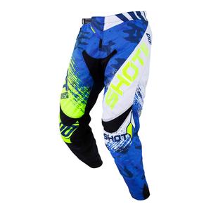 Motocross hlače Shot CONTACT Counter plavo-fluo žute