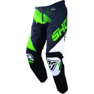 Motocross hlače Shot DEVO Ultimate crno-fluo zelene