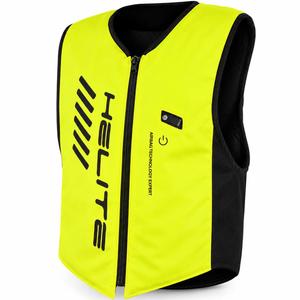 Helite Double Turtle Hivis prsluk sa zračnim jastukom zeleno-žute boje