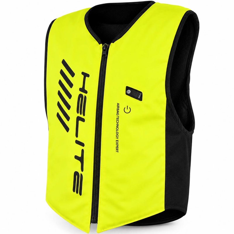 Helite Double Turtle Hivis prsluk sa zračnim jastukom zeleno-žute boje