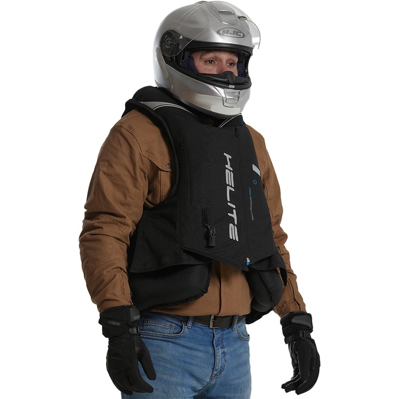 Helite Double Turtle Hivis prsluk sa zračnim jastukom zeleno-žute boje