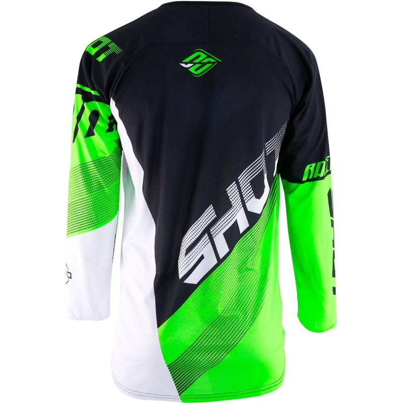 Motocross dres Shot DEVO Ultimate crno-fluo zeleni