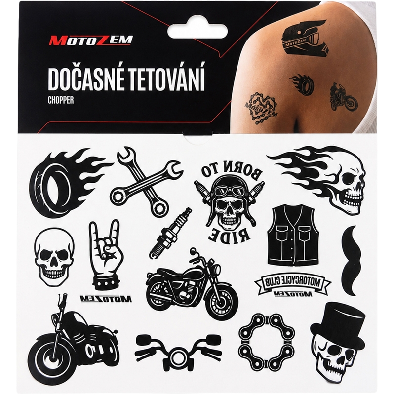 Privremena tetovaža MotoZem Chopper