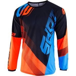 Motocross dres Shot DEVO Ultimate plavo-fluo narančasti