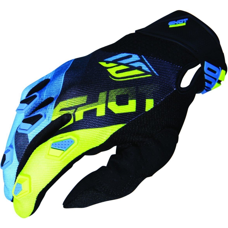 Shot DEVO Ultimate plavo-fluo žutih rukavica za motocross rasprodaja