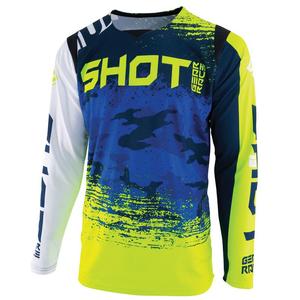 Motocross dres Shot KONTAKT Šalter plavo-fluo žuti