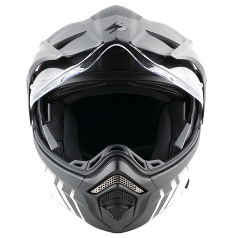 Scorpion ADX-2 LEWIS preklopna motociklistička kaciga mat crno-srebrna