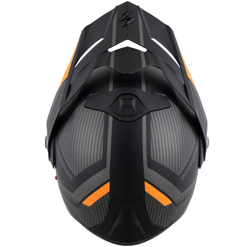 Motociklistička kaciga na preklop Scorpion ADX-2 LEWIS mat crno-narančasta