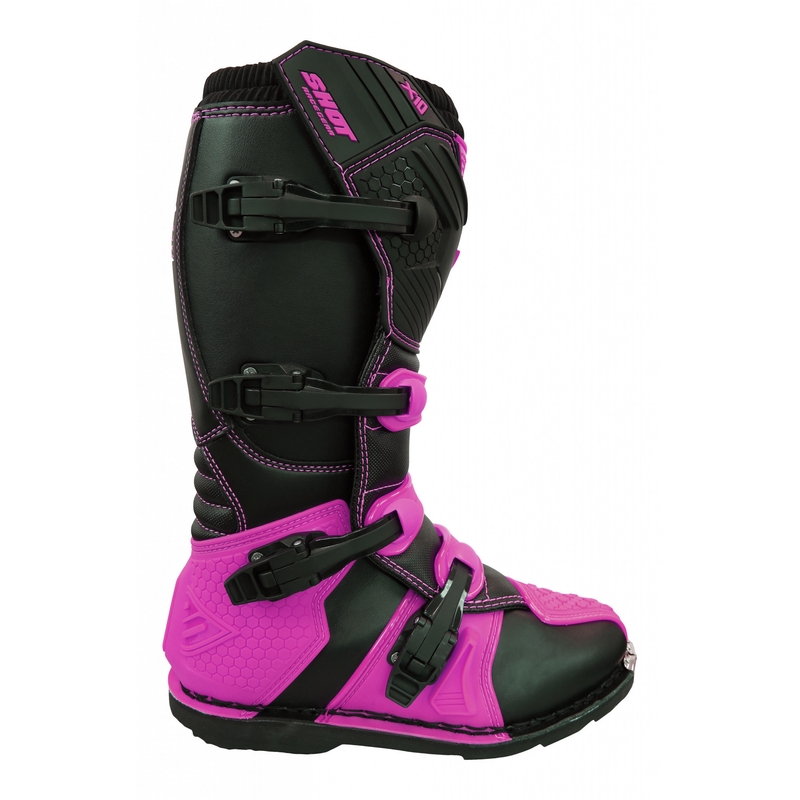Motociklističkih čizama Shot X10 Black-Fluo Pink rasprodaja