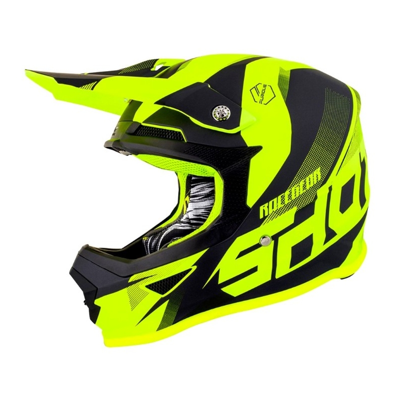 Shot Ultimate dječja motocross kaciga crno-fluo žuta rasprodaja
