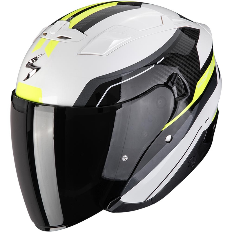 Scorpion EXO-230 Hipe otvorena motociklistička kaciga bijelo-crno-fluo žuta