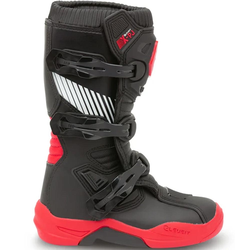 Eleveit X-Peak dječje motokros čizme crno-crvene