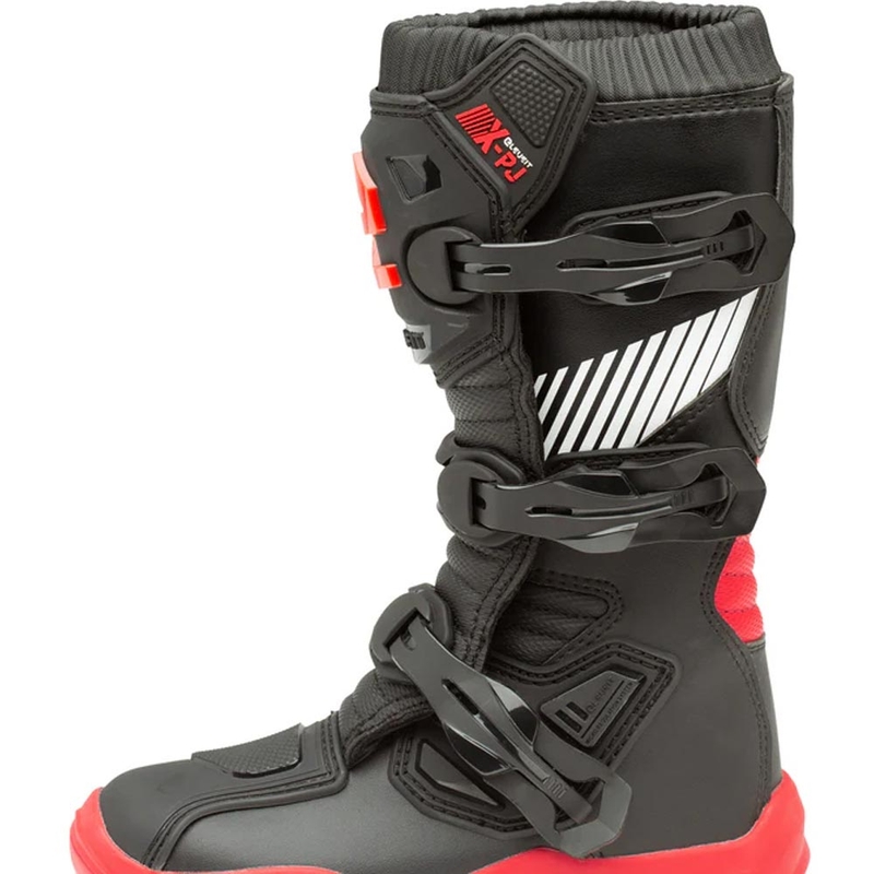 Eleveit X-Peak dječje motokros čizme crno-crvene
