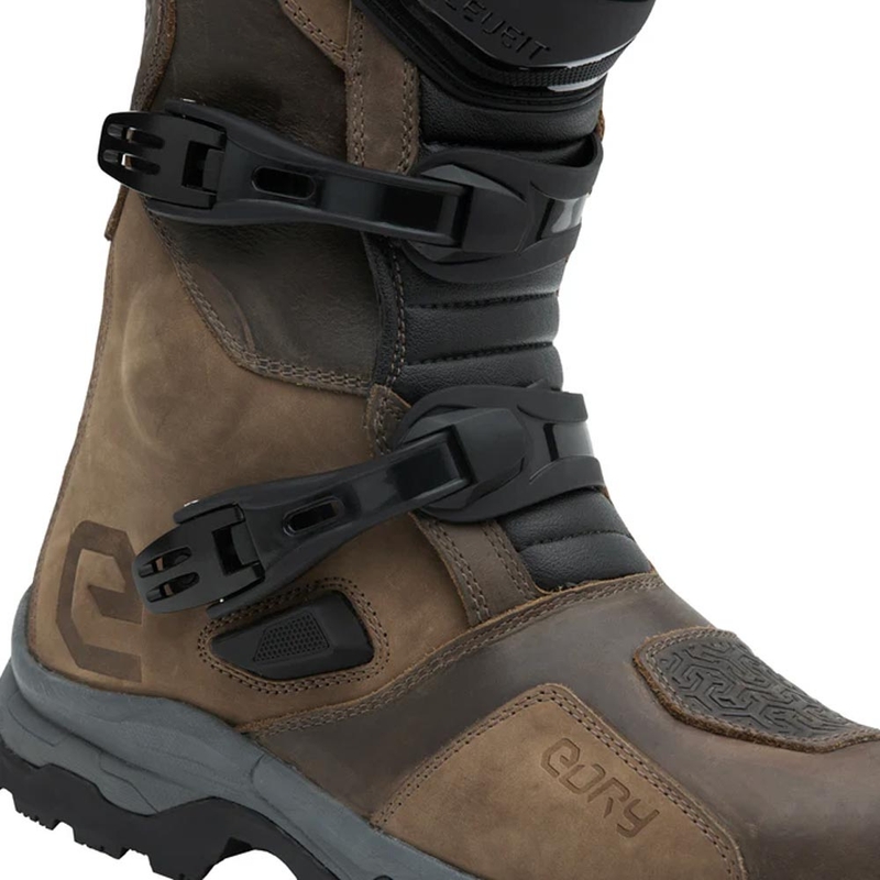 Eleveit X Land ADV E-Dry motociklističke čizme smeđe boje