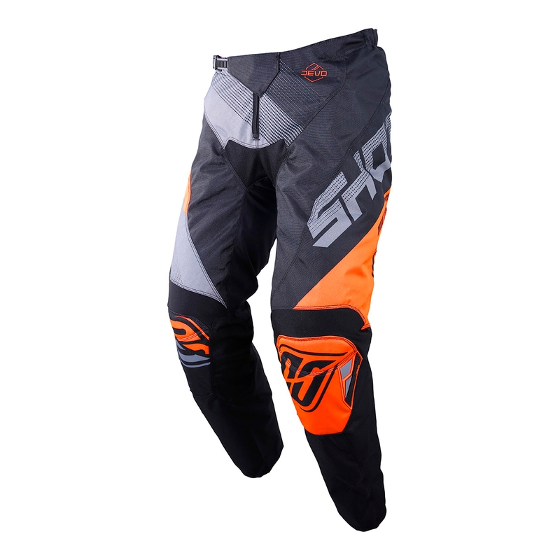 Shot DEVO Ultimate crno-fluo narančaste dječje motocross hlače rasprodaja