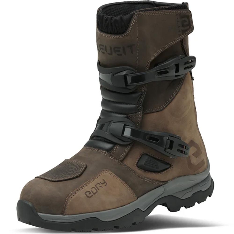 Eleveit X Land ADV Low E-Dry motociklističke čizme smeđe boje