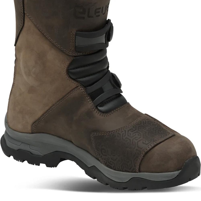 Eleveit X Land ADV Low E-Dry motociklističke čizme smeđe boje