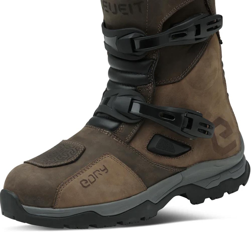 Eleveit X Land ADV Low E-Dry motociklističke čizme smeđe boje