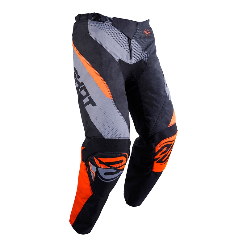 Shot DEVO Ultimate crno-fluo narančaste dječje motocross hlače rasprodaja