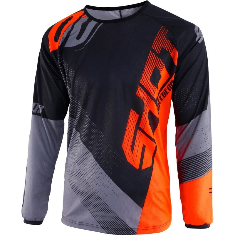 Dječji motocross dres Shot DEVO Ultimate crno-fluo narančasti