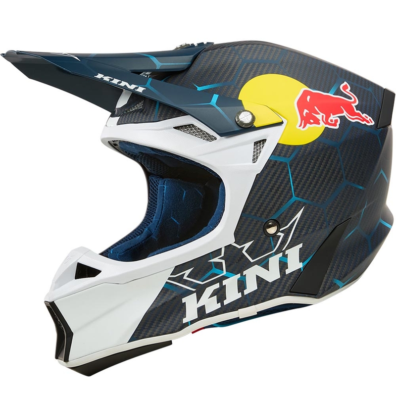 Motokros kaciga KINI Red Bull MXC2 2.0 plavo-bijela