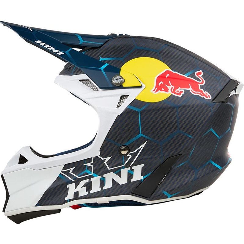 Motokros kaciga KINI Red Bull MXC2 2.0 plavo-bijela