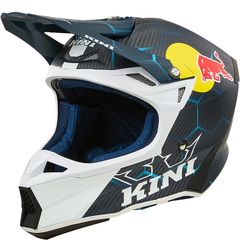 Motokros kaciga KINI Red Bull MXC2 2.0 plavo-bijela