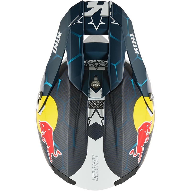Motokros kaciga KINI Red Bull MXC2 2.0 plavo-bijela